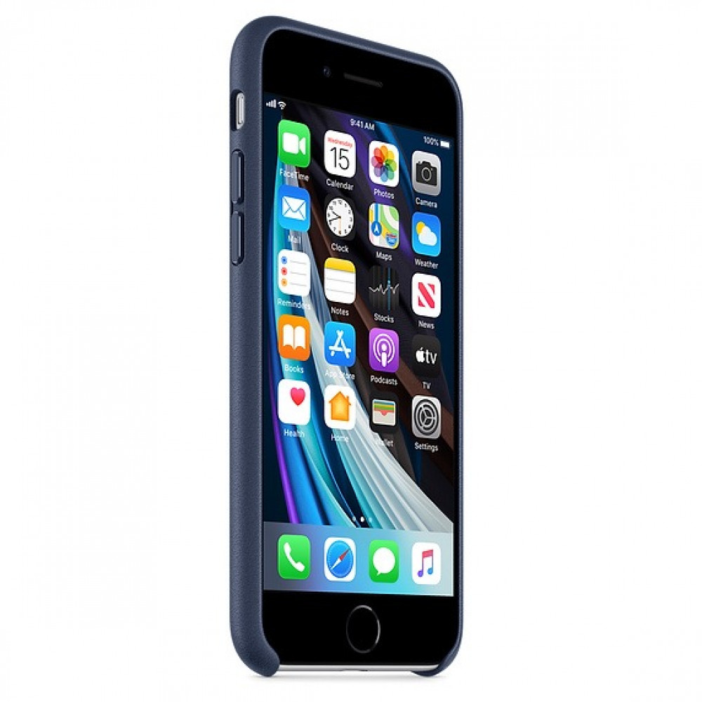 كفر ايفون 7 و 8 iPhone - ميد نايت بلو - مصنوعة من الجلد ...