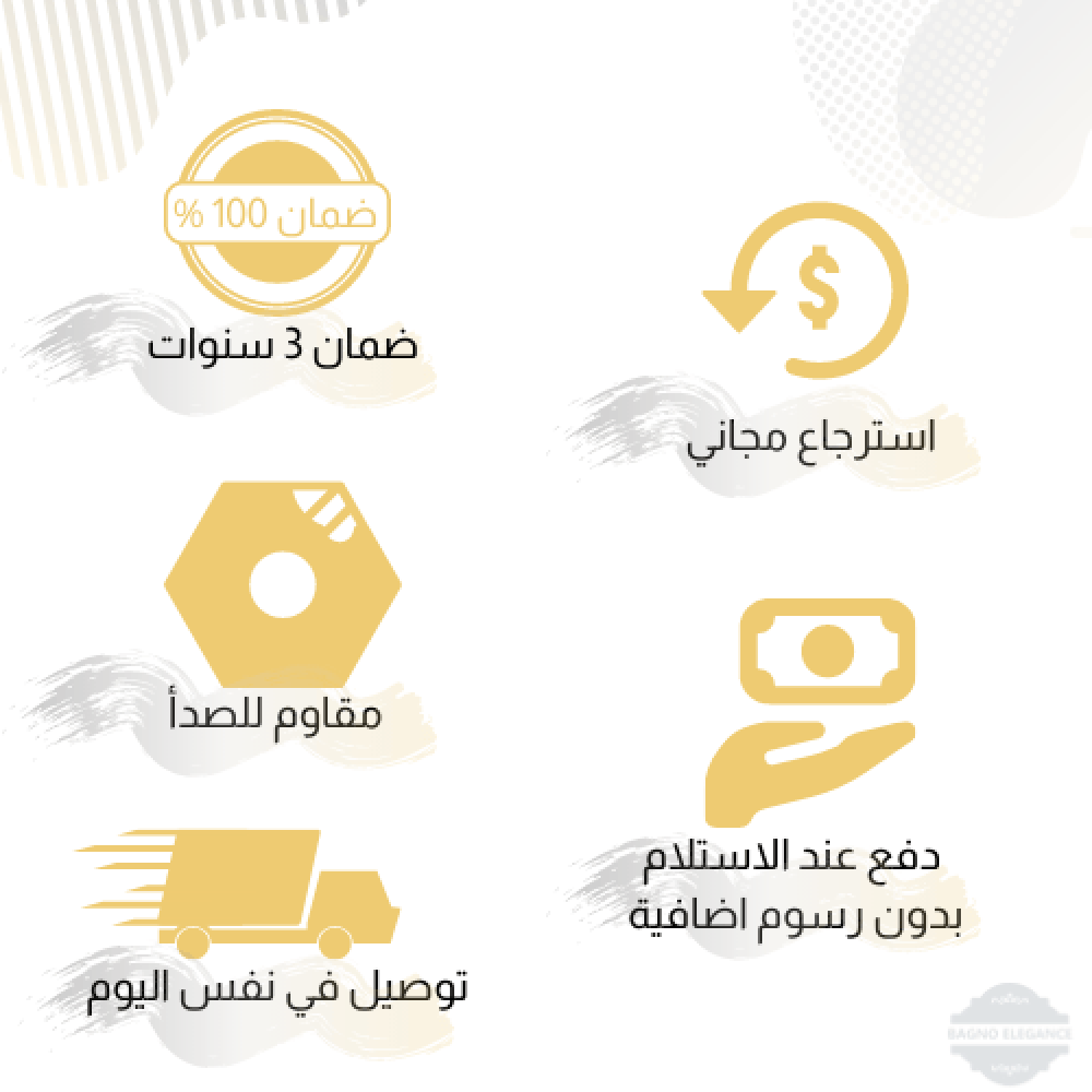 خلاط مغسله كروم مرتفع BALANCE
