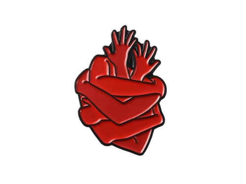 Hug-Heart Pin
