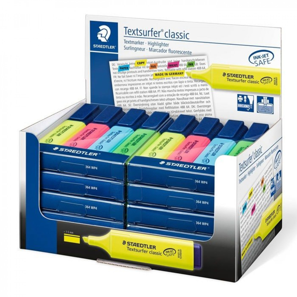 Set De Marcadores Fluorescentes Staedtler Textsurfer Classic Happy