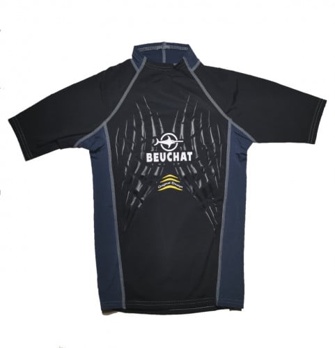 فلينة بوشات رجالي كم قصير سكين رمادي/أسود