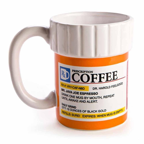 Caffeine prescription mug