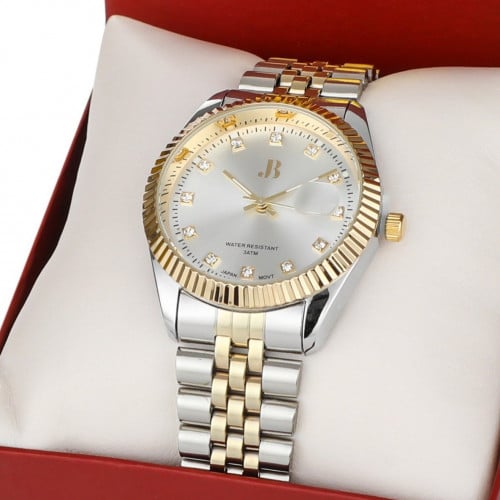 ساعة رجالي ضمان سنة وضد الماء