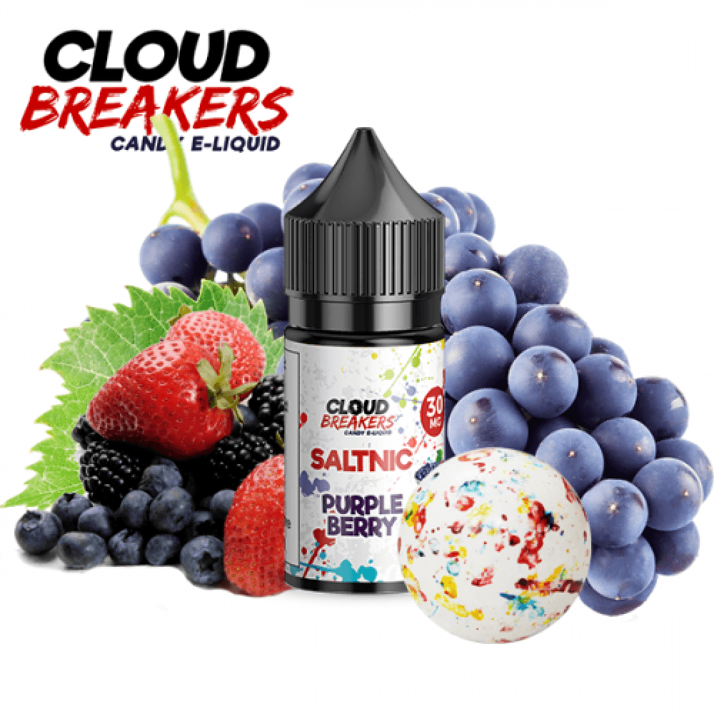 Cloud Breakers жижа. SALTNIC. Жидкость Vape cloud 30ml. Salt nic Purple.