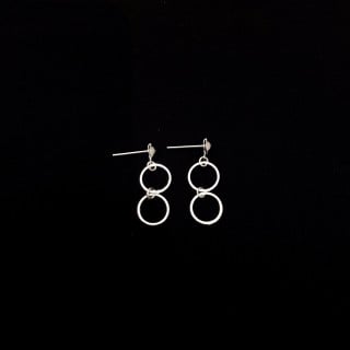 كارما كولكشن. حلق دبل كارما. | Double karma earrings. Karma collection.