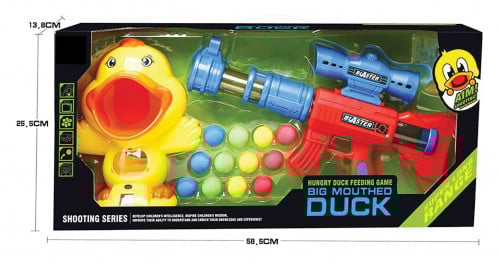 لعبة التصويب للبط الجائع مع 12 كوره