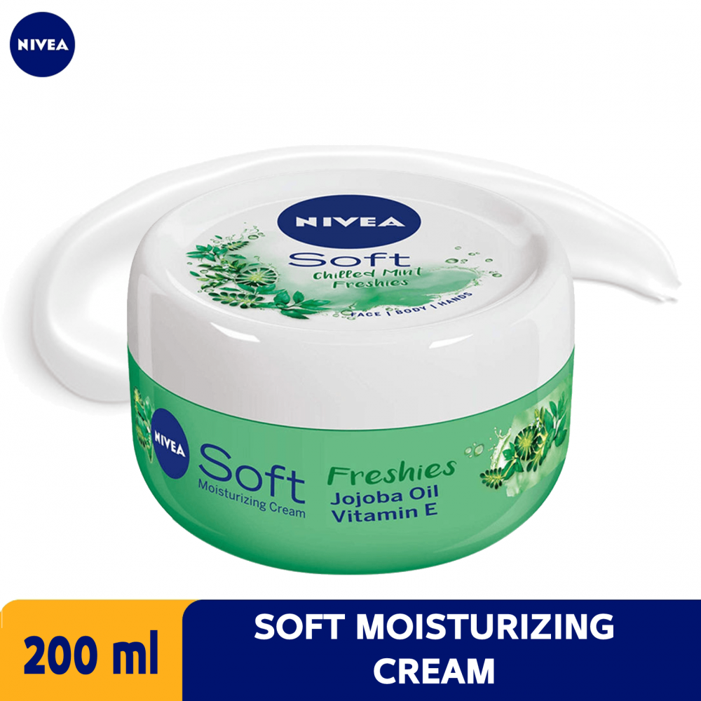 Nivea Cream Fresh Cool Mint For Face And Body 200ml - صيدلية غيداء الطبية