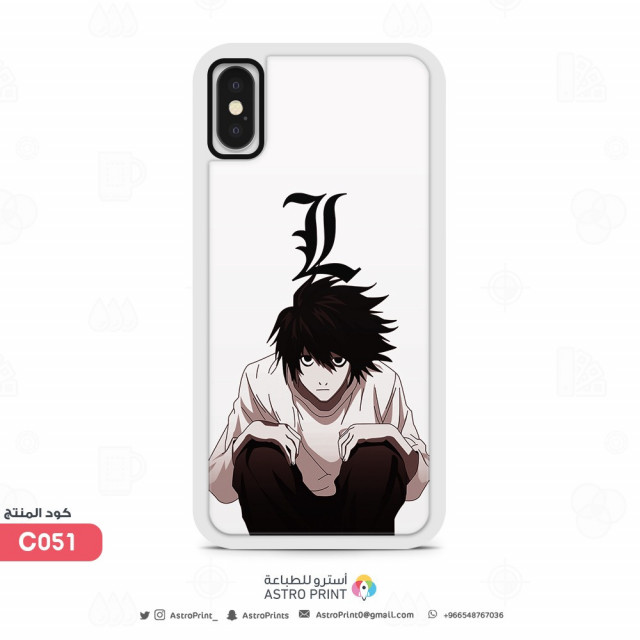 C051 انمي مذكرة الموت Death Note L Astro Print