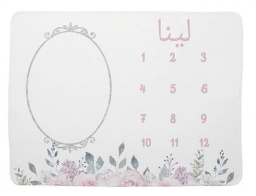 بطانية تصوير الأطفال - ورود