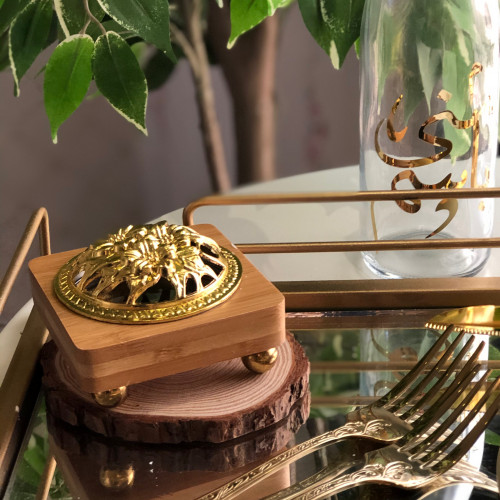 مبخرة خشبية أنيقة