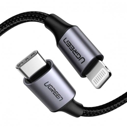 UGREEN - كيبل سلك شحن سريع USB-C إلى ايفون لايتنين...