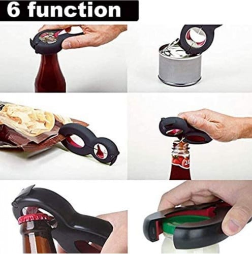 Black-Red- Can & Bottle Opener