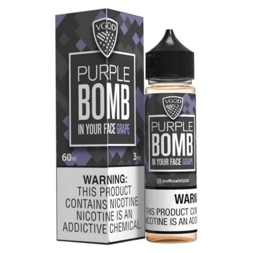 نكهة فيب قنبلة العنب  VGOD Purple Bomb Grape Vape