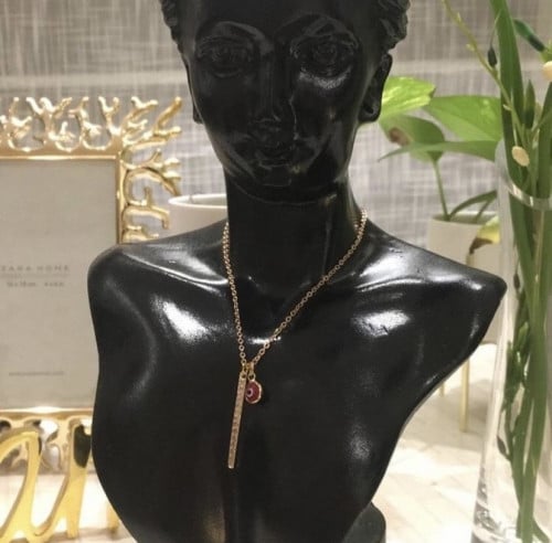 سلسله باربلون الروزقولد وعين بلون الاحمر ذهبي