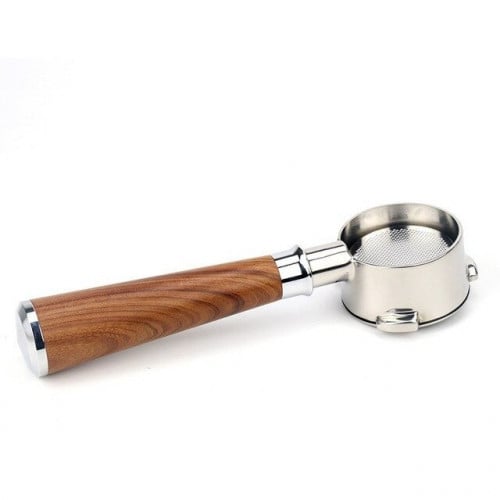 بورتافلتر مكشوف مقاس 54mm مع الباسكت للبريفيل و سيج من خشب الورد والستاينليس ستيل