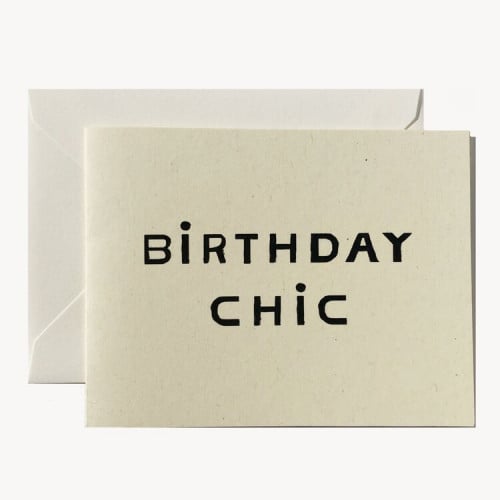 بطاقة تهنئة Birthday Chic