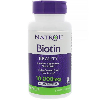 بيوتين الشعر عيار 10.000 mcg عدد 100 حبة