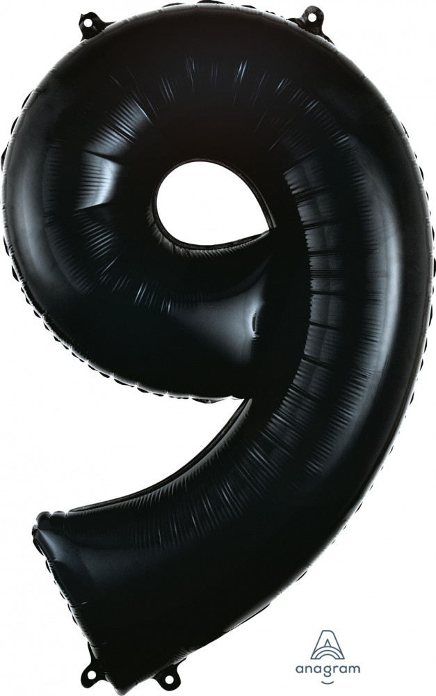 رقم 9 كبير اسود Party Shop Ksa