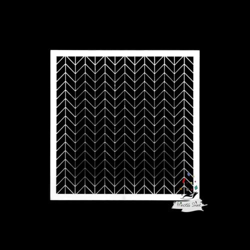 266 - ورق استنسل زخرفة  13سم * 13سم