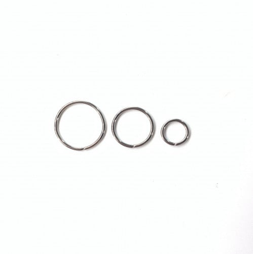 18g Silver Hoop Bendable