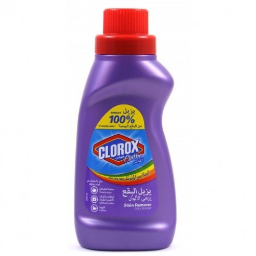 كلوركس مزيل البقع للملابس الملونة 500 مل نون للمنتجات البلاستيكية