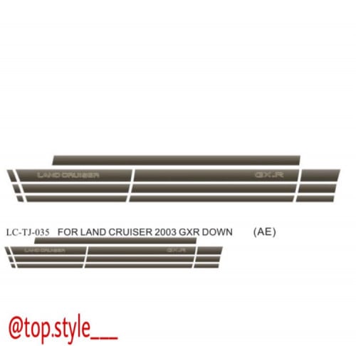 خط تيوتا لاندكلوزر 2003 GXR تحت