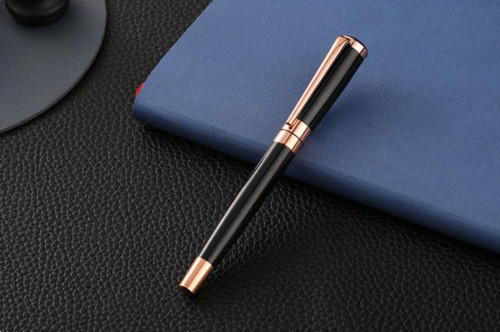 قلم للجنسين بالحبر الجاف الأزرق