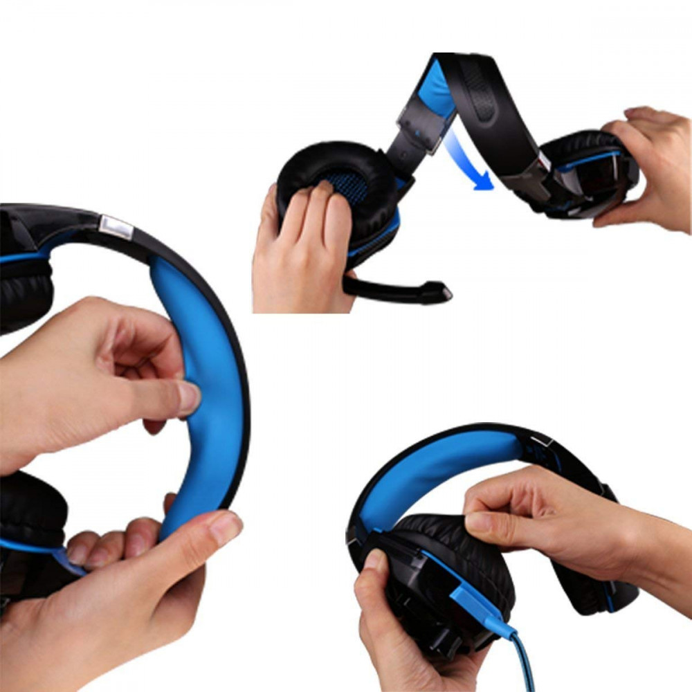 سماعة العاب سلكية بلايستيشن وكمبيوتر وجوال PS4 PC Mobile KOTION EACH G2000 Headphone