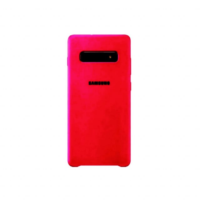 الأنابيب ربطة عنق وصفة  Galaxy S10 silicone case, red color - Battery Corner