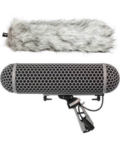 Rode Blimp Windshield and Rycote Shock Mount Suspe...