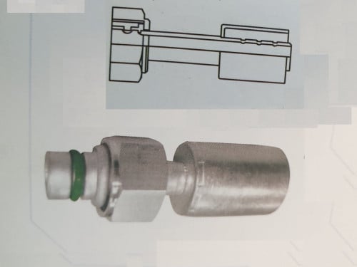 CONNECTOR SEAL LOCK 3-8 F-MALE No 10793C  توصيله مع ربل داخلي وجلبه