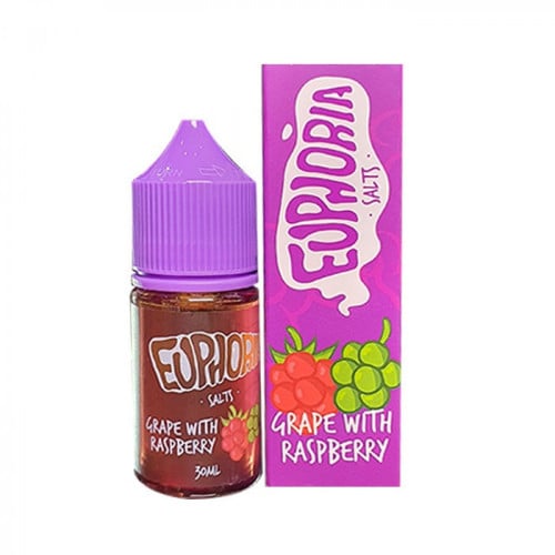 نكهة سولت يوفوريا عنب توت المميزه Euphoria Salts Grape with RaspBerry