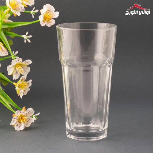 طقم كاسات زجاج طويل