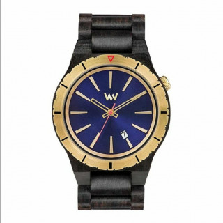 وي وود أسانت خشب غامق ذهبي/أزرق رجالي