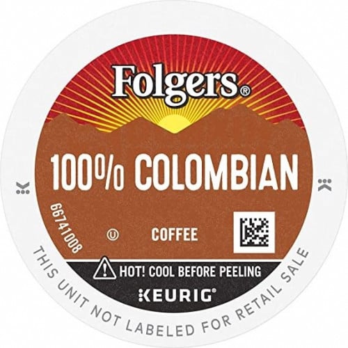 كبسولات قهوة فولغرس كولومبيا حمصة متوسطة 12 كبسولة