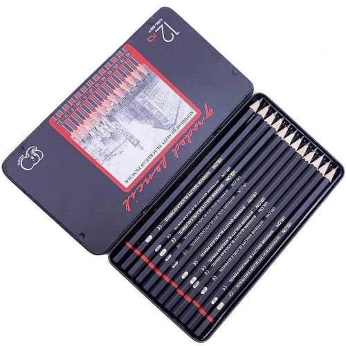 قلم رسم رصاص درجات  12 قلم