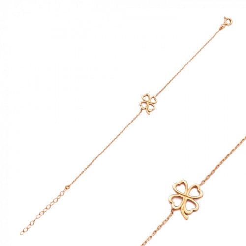 سوارة على شكل الزهرة ذو اللون الذهبي مطلية بالذهب -من مجموعة نفيس هدايا مجوهرات هدية نسائية فاخرة 2222