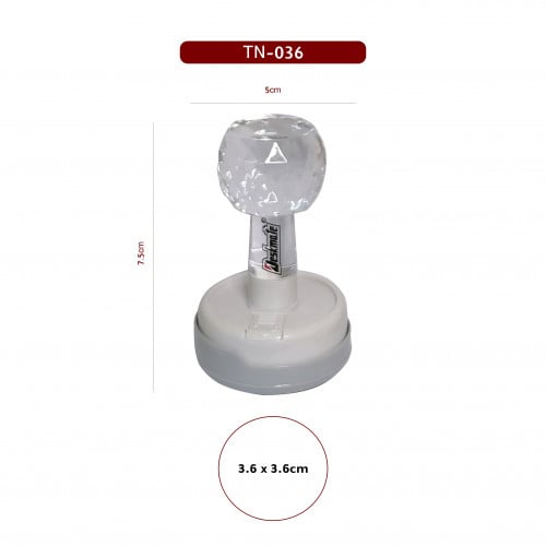 ختم كرستال دائري - قطر 3.6سم