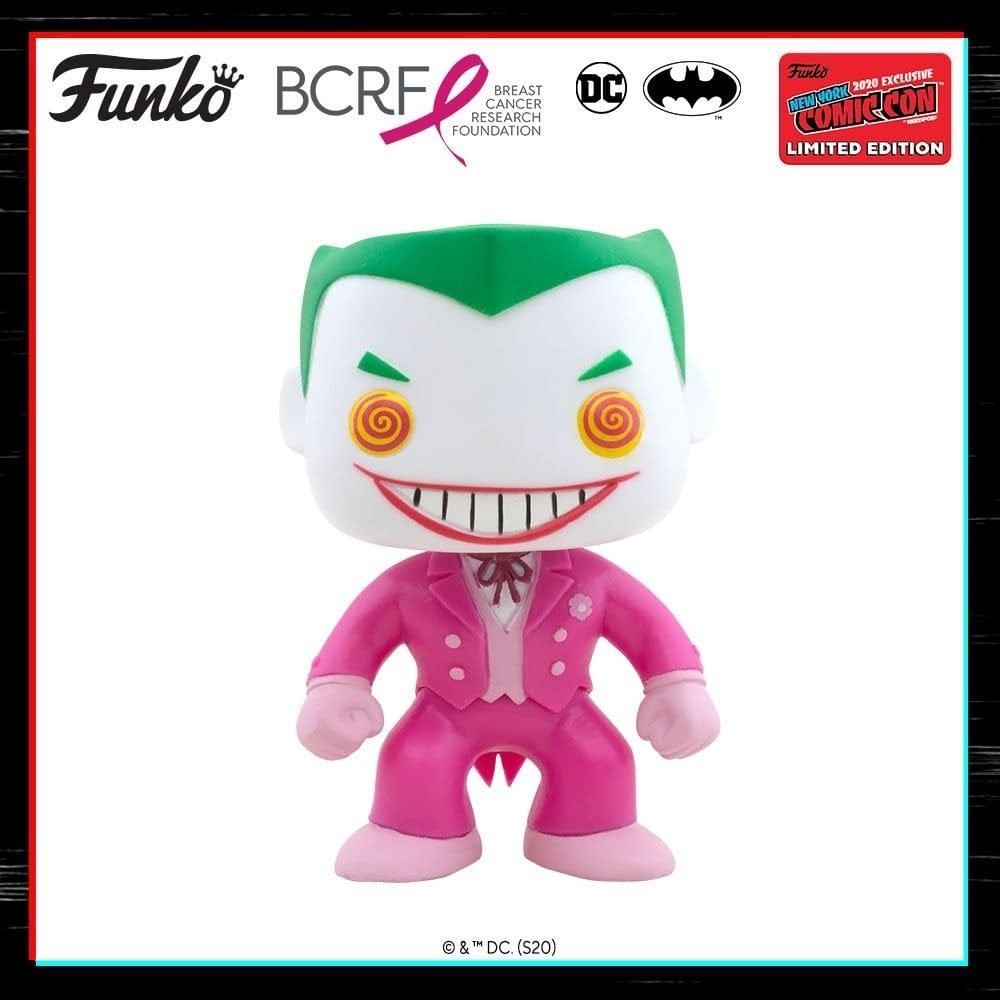 breast cancer awareness joker funko pop