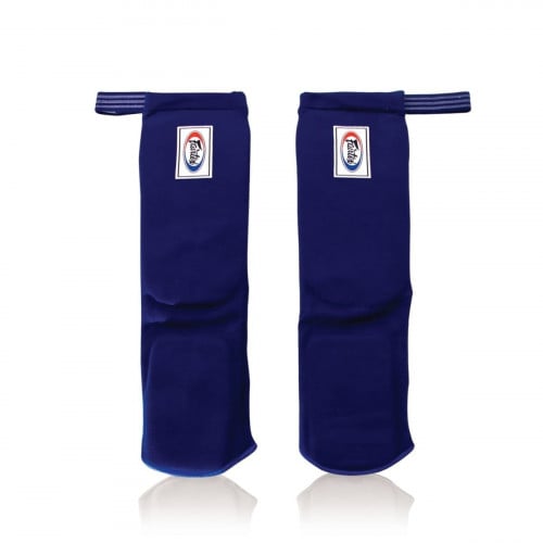 Elastic Shin Pads-Blue/ One Size