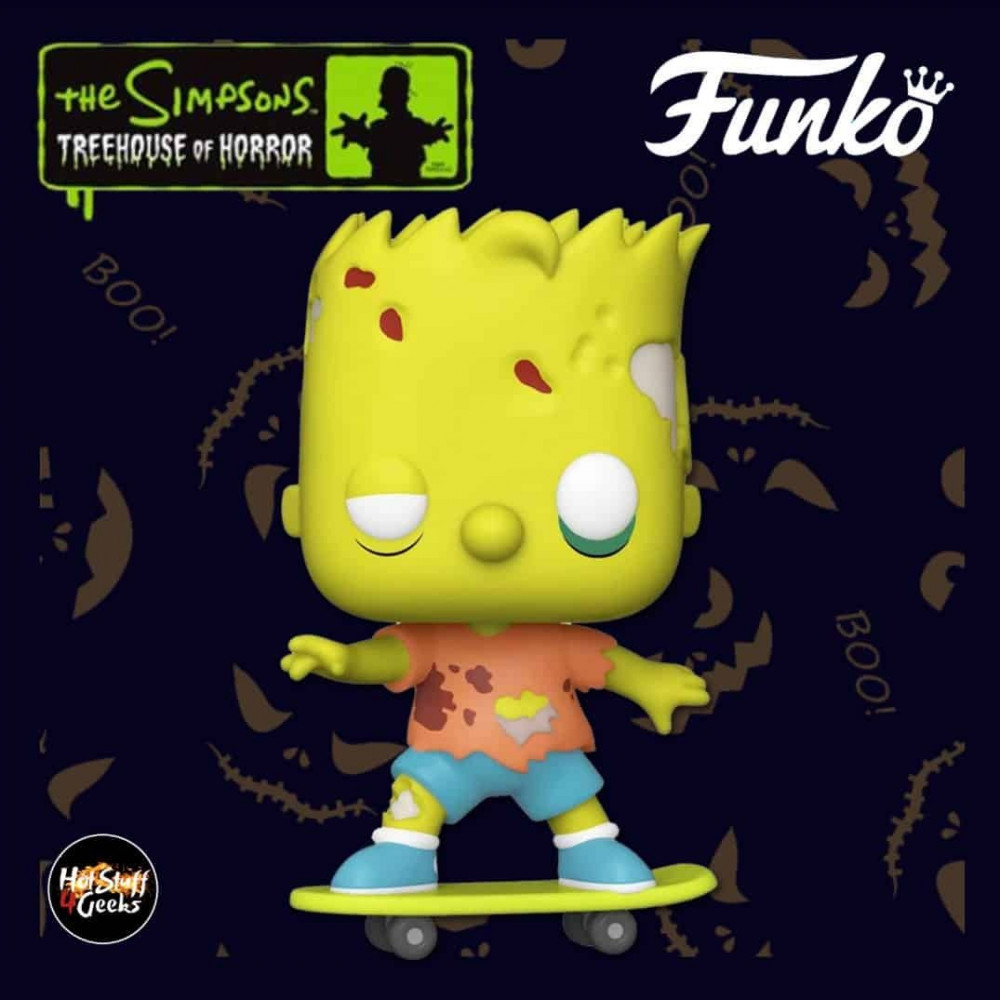 bart simpson zombie funko pop