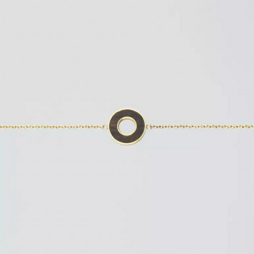 اسورة اورنامنت خشب غامق / ذهبي