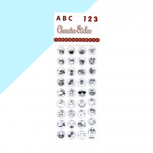 ستكرات بشكل وجوه وتعابير مميزة