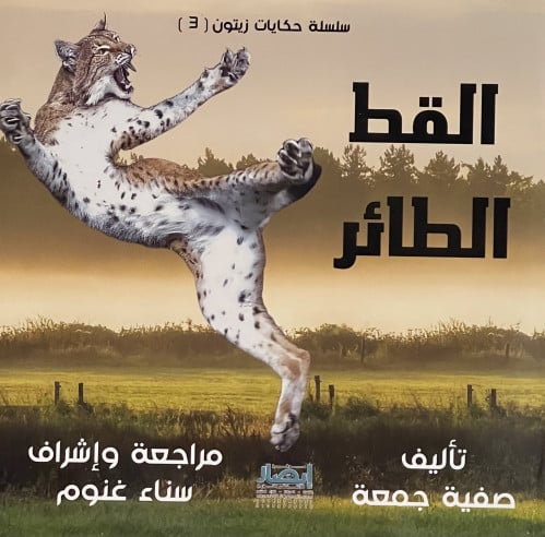 القط الطائر / غلاف - سلسلة حكايات زيتون ( 3 )