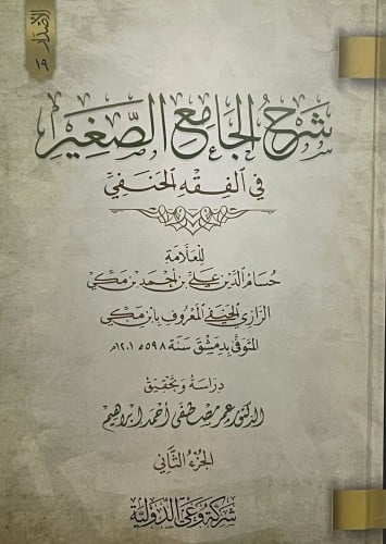 شرح الجامع الصغير في الفقه الحنفي / مجلدين