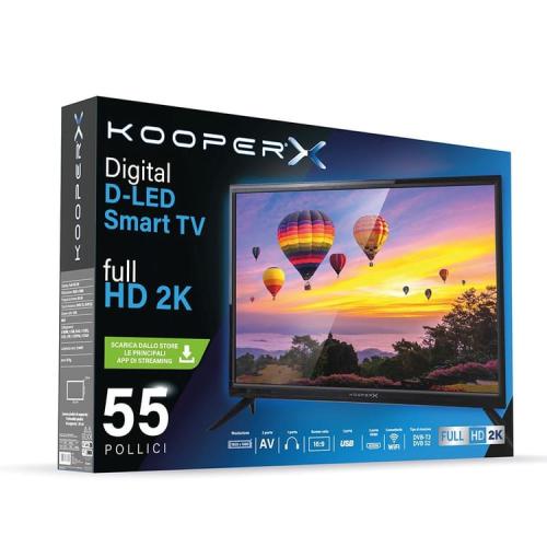 شاشة تلفزيون سمارت 4K بحجم 55 بوصة كوبيركس نظام أن...
