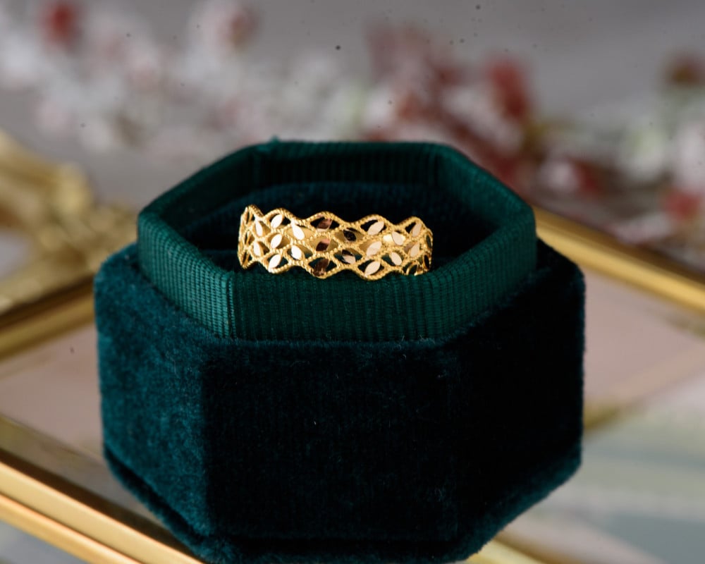 21 karat online gold ring