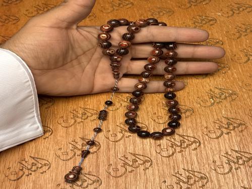 سبحة الواح التزلج خراطه القرش ١١ ملي عدد الخرز ٥١...