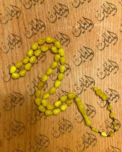 سبحة بكلايت قص دمعة خام امريكي خراطة نظيف رنه وصوت...