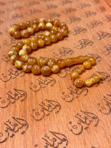 سبحة بكلايت خام امريكي خراطة نظيف رنه وصوت وكثافه...